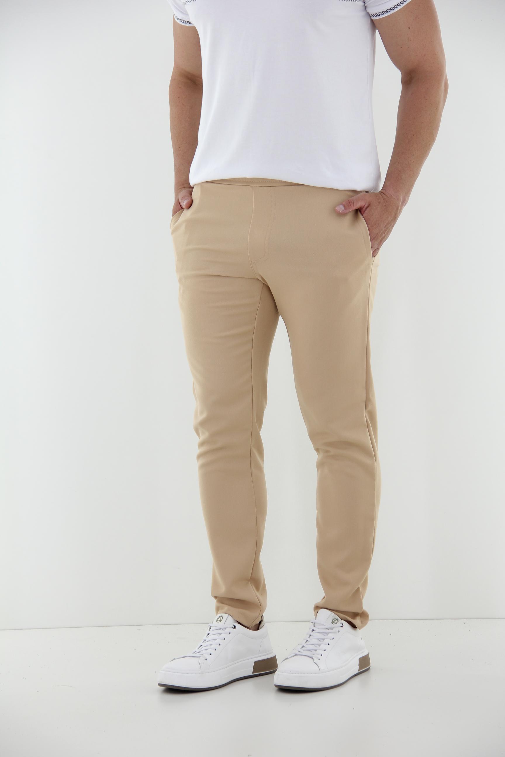 Vista lateral 3 do produto Calça Masculina de Alfaiataria Premium