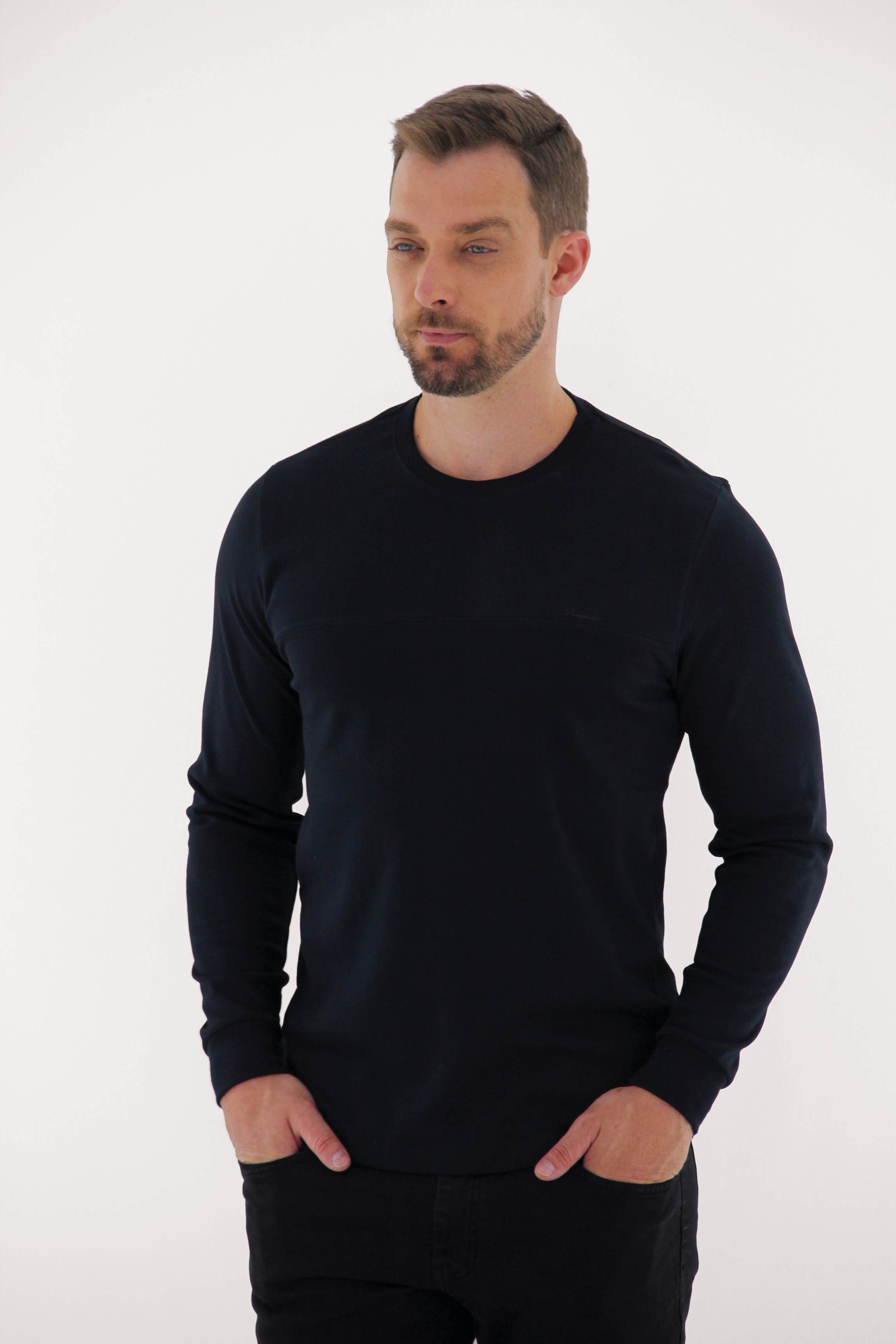 Fotografia de Camisa T-Shirt Premium Interlock Manga Longa