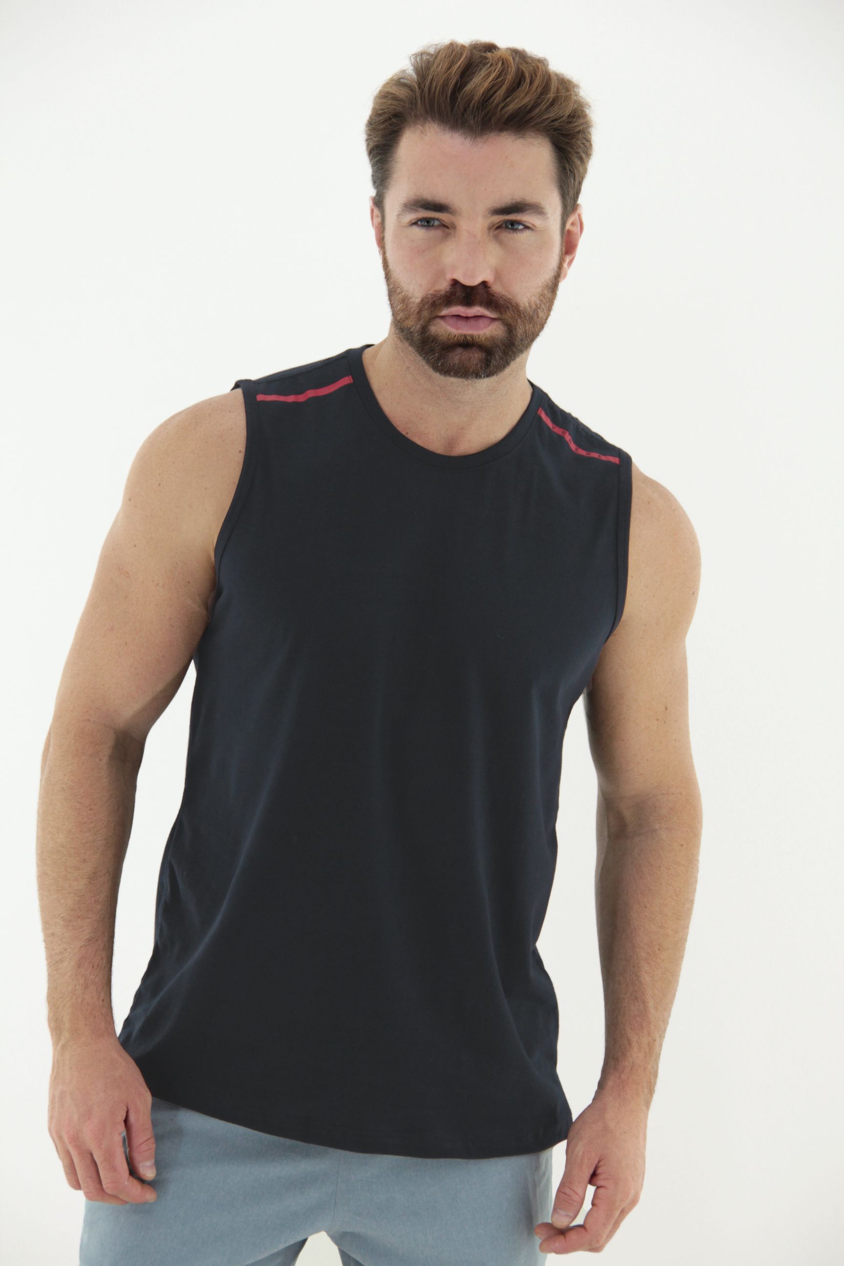 Vista lateral 3 do produto Camiseta Machão Masculina 100% Algodão com Estampa no Ombro