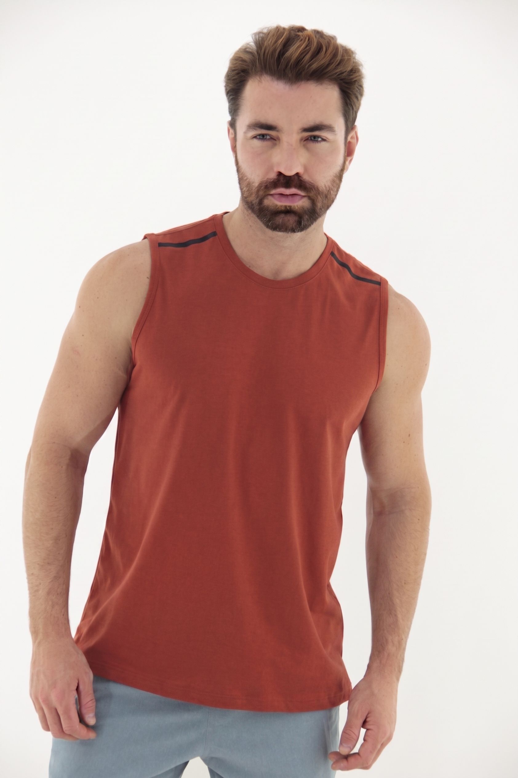 Fotografia de Camiseta Machão Masculina 100% Algodão com Estampa no Ombro