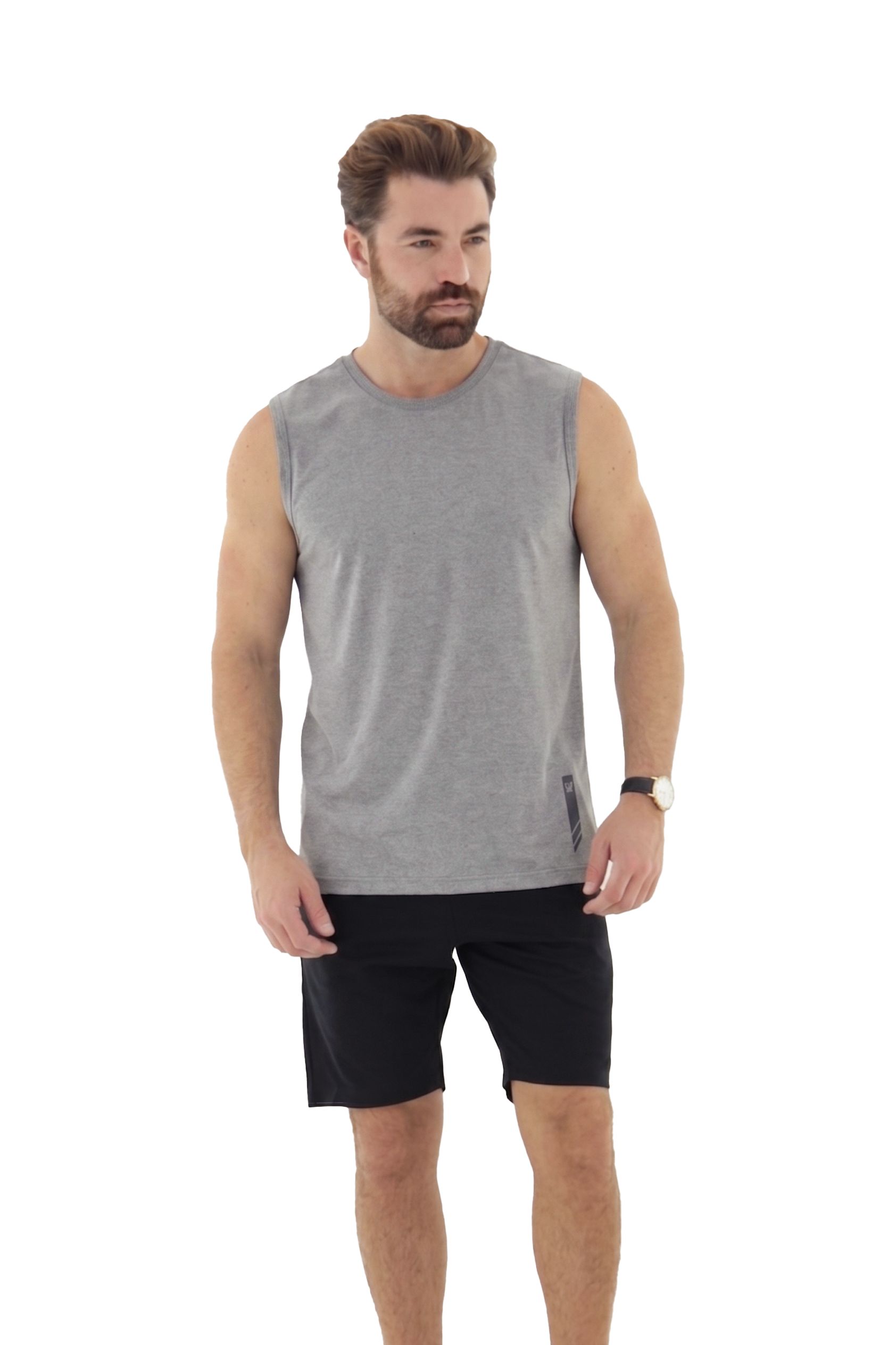 Fotografia de Camiseta Machão Masculina em Fio Tinto Algodão