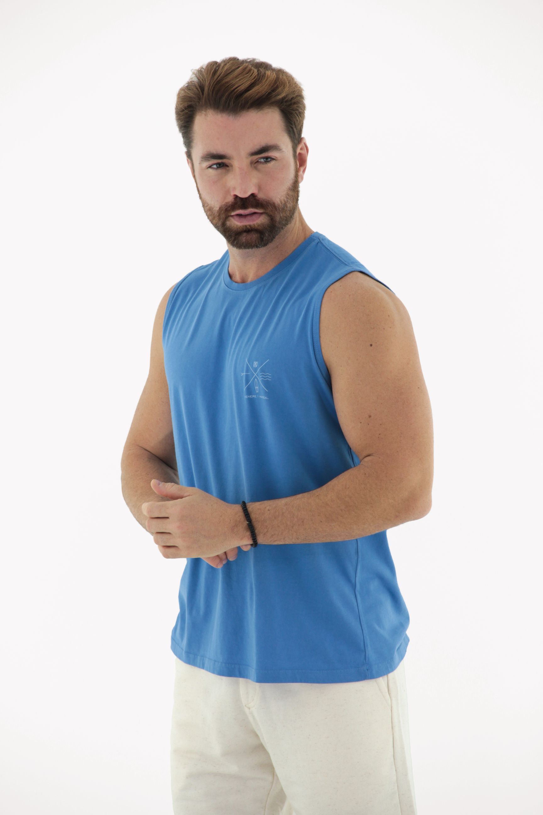 Vista alternativa de Camiseta Machão Masculina Estonado Reativo 100% Algodão com Estampa