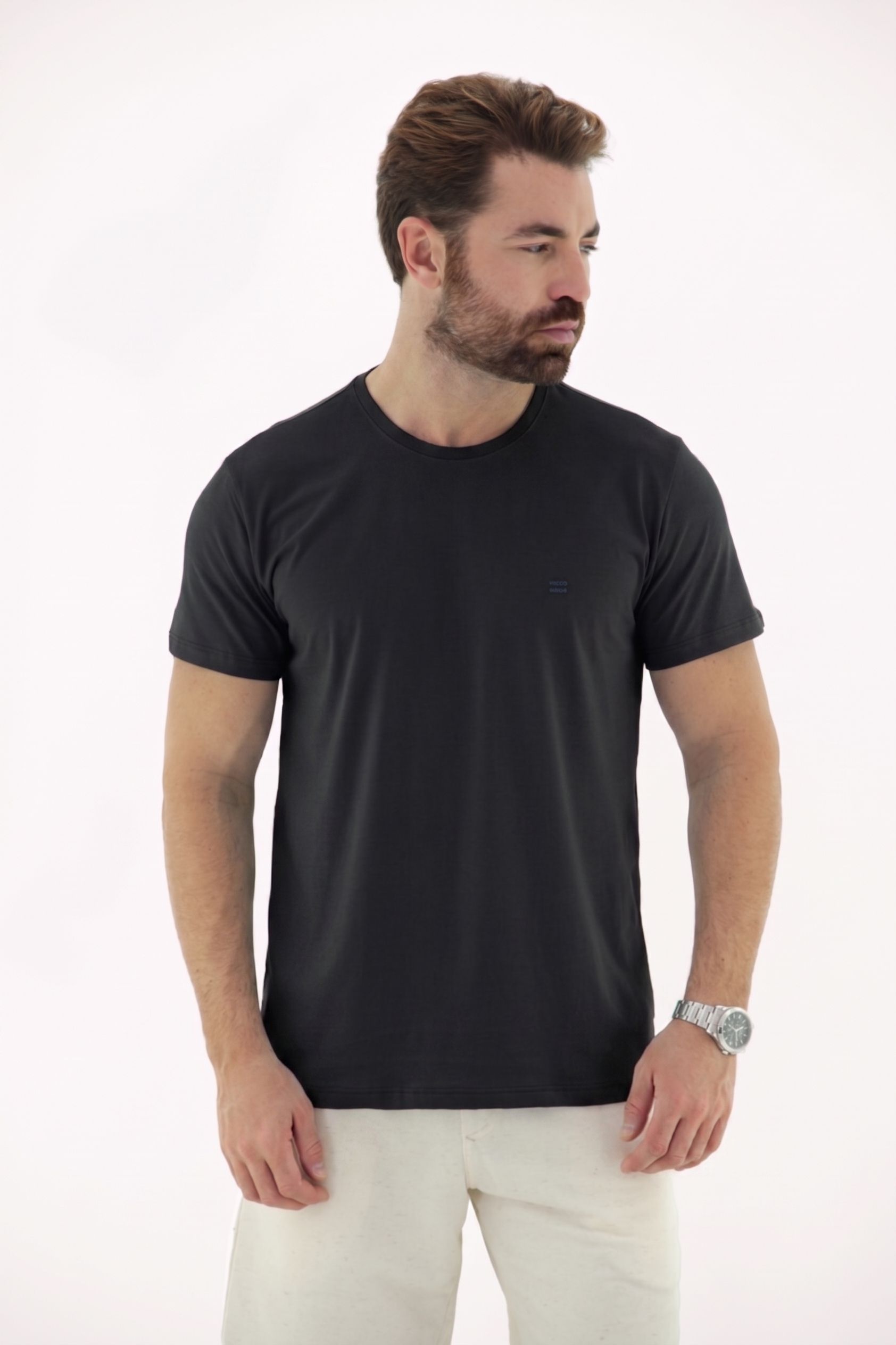 Vista lateral 3 do produto Camiseta T-Shirt Masculina 100% Algodão com Estampa nas Costas