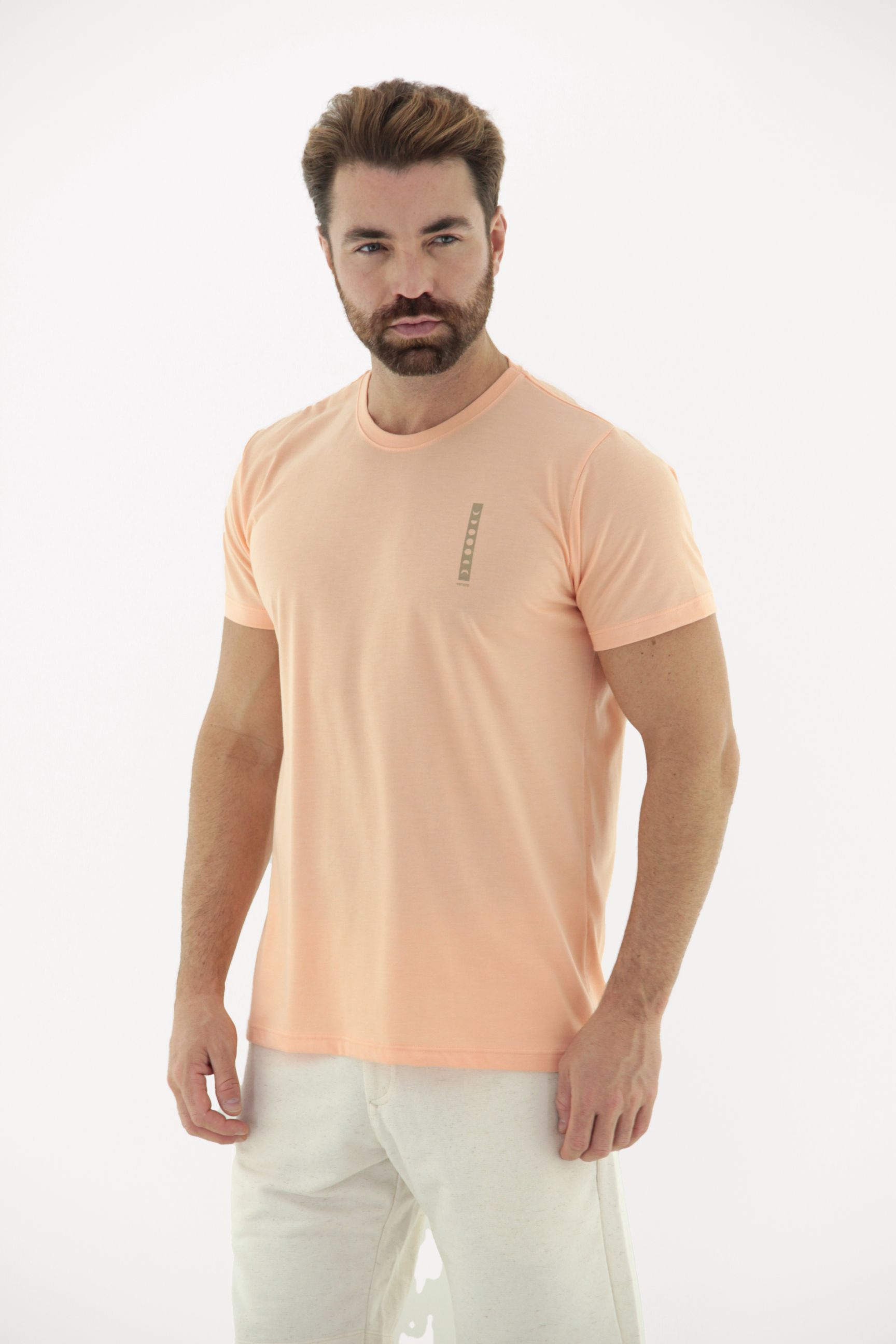 Vista alternativa de Camiseta T-Shirt Masculina com Estampa Palito no Peito